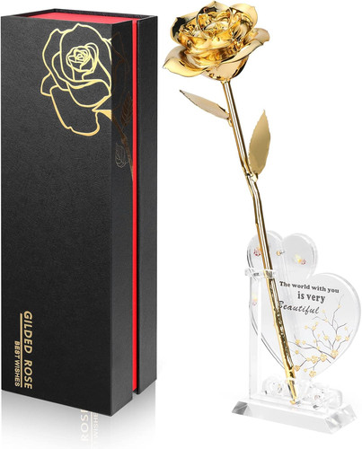 Gold dipped rose real 24k - gold,