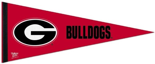 Georgia bulldogs felt pennant - georgia,