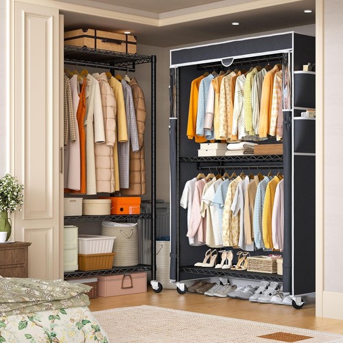 Rolling garment rack - rack, with