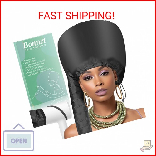 Hooded hair dryer bonnet - hooded,