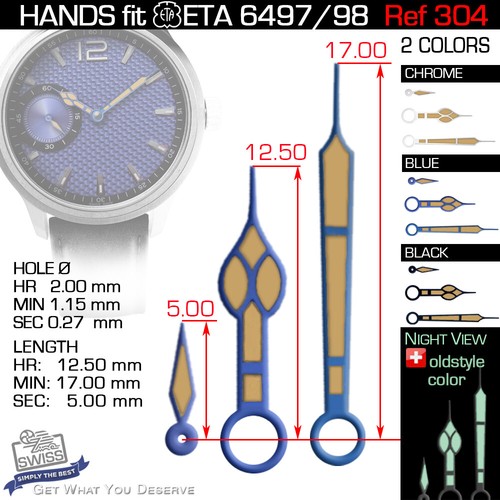 Hands set for movement - hands, eta