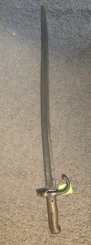 French yataghan bayonet sword - yataghan,