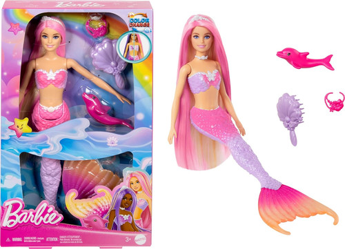 Barbie mermaid doll - mermaid, doll,