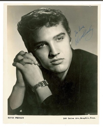 Elvis presley signed - signed, in-person