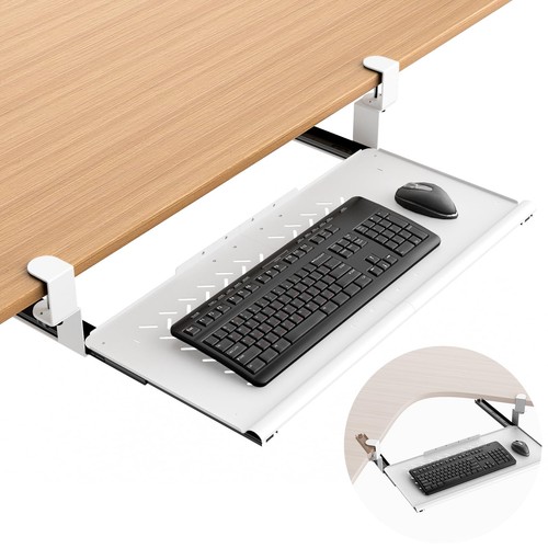 Keyboard tray under - desk,