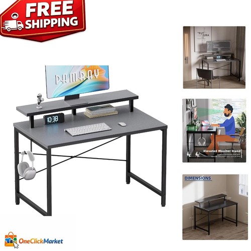 Stylish inch desk grey - 32, in