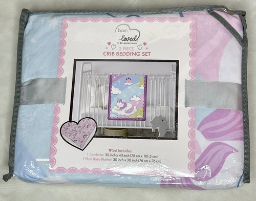 2piece crib bedding - set, pink