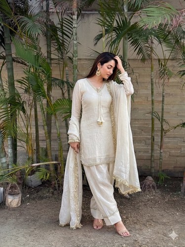 Women kurta salwar set with - salwar,