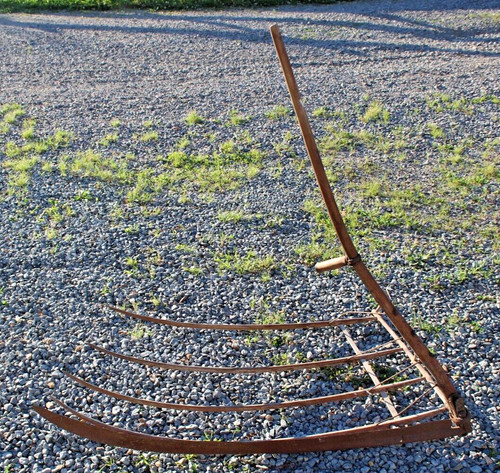 Antique grain cradle scythe 1 - grain,