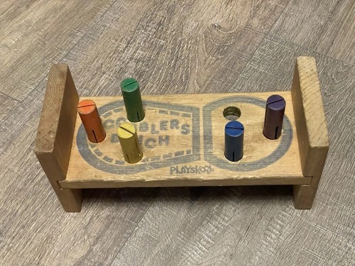 Vtg playskool cobblers bench - vtg,