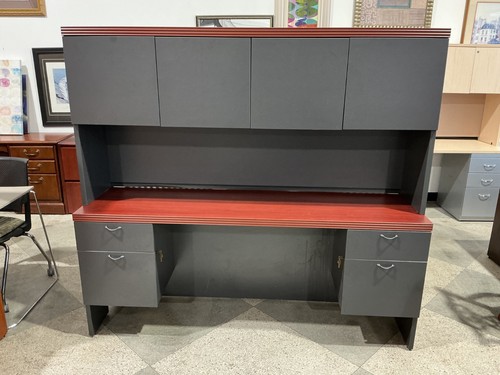 Computer credenza w hutch - computer, w/hutch