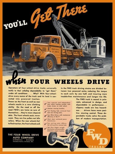 1938 fwd four - four, drive