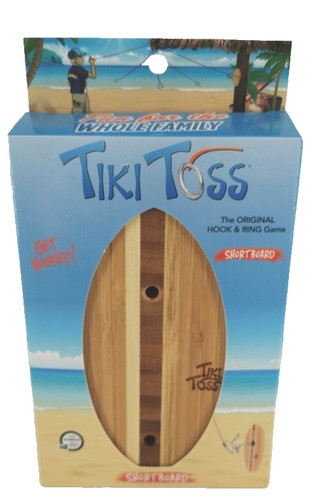 Hook and ring toss game - toss, tiki