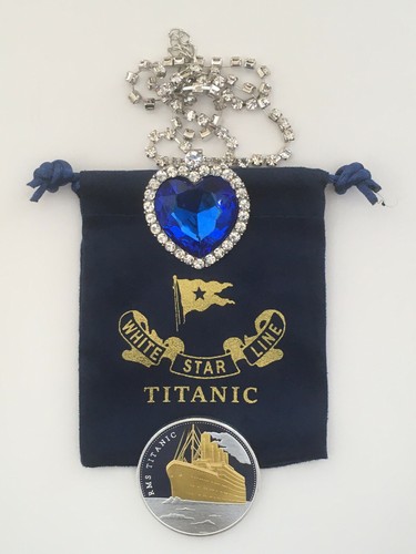 Titanic white star - white, line