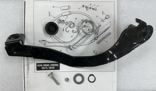Aermacchi harley brake pedal - aermacchi,