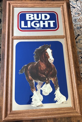 Vintage bud light - vintage, mirror