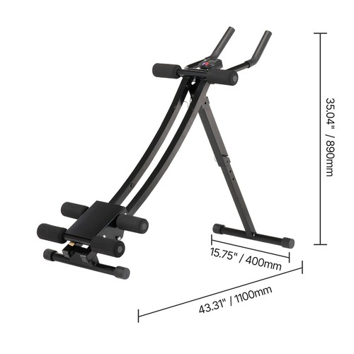 Workout machine adjustable - ab,