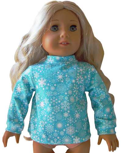 Handmade aqua blue snowflake - handmade,