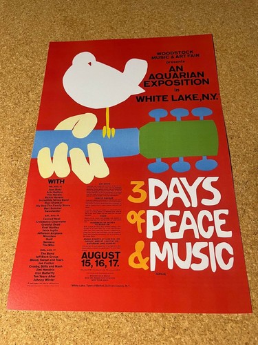 Woodstock music festival - festival, 1969