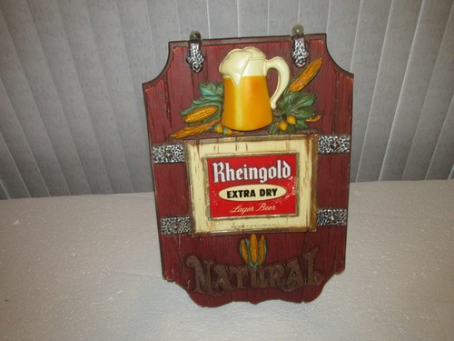 Rheingold beer sign extra dry - beer,