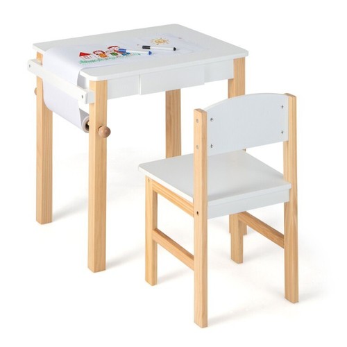 Kids art table - art, chairs