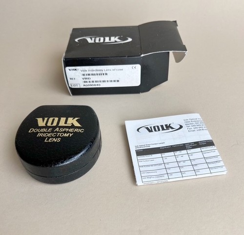 Volk iridectomy lens with - iridectomy, case