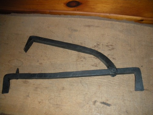 Vintage hand forged log - log, dog