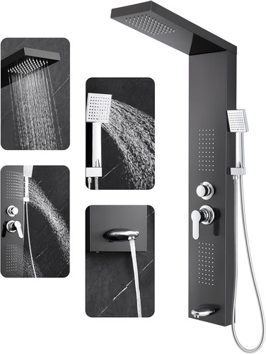 Shower panel tower system - tower, with