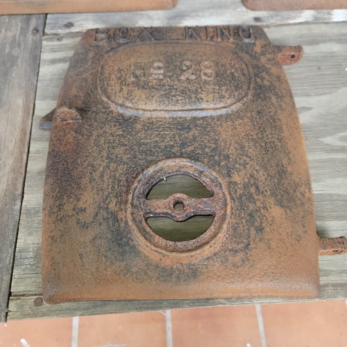 Box king wood burning stove - king,