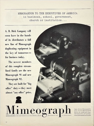 Edison mimeograph dick - edison, a.