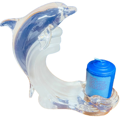 Lenox crystal dolphin votive - dolphin,