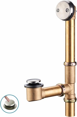 Tubular bathtub drain kit - tubular,