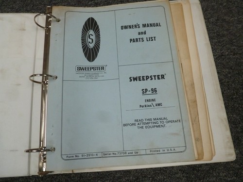 Sweepster sp96 broom - sweepster, parts