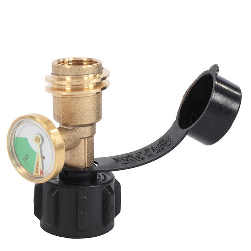 Propane tank gauge - propane, brass