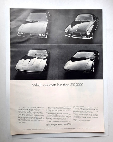 1968 volkswagen karmann ghia - 1968,