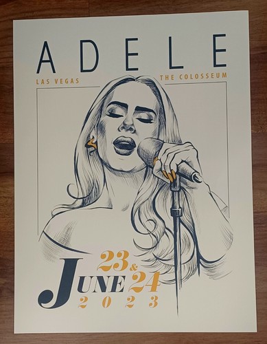 Adele tour poster official - adele,