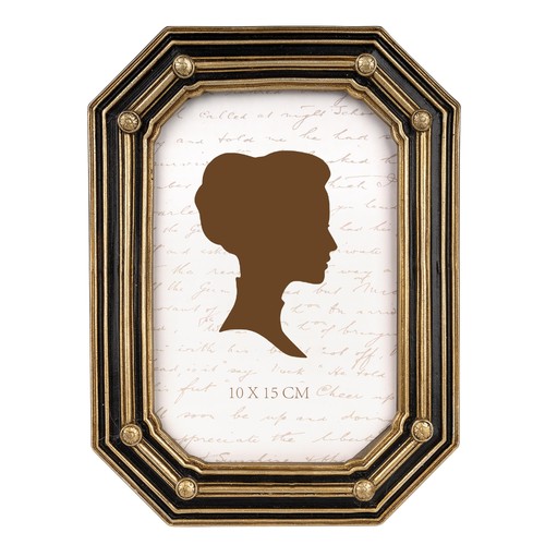 Vintage octagon picture frame - octagon,