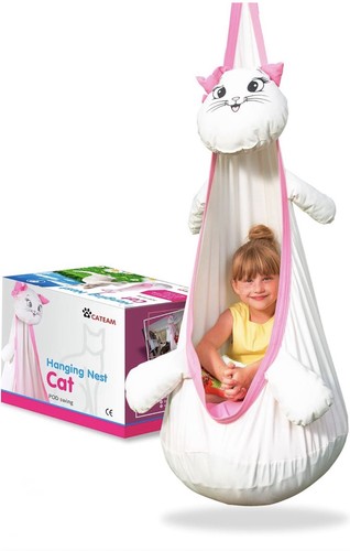 Cat hanging swing - cat, –