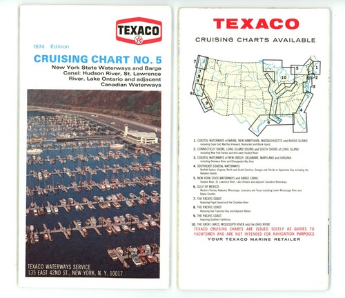 1974 texaco cruising chart - 1974,