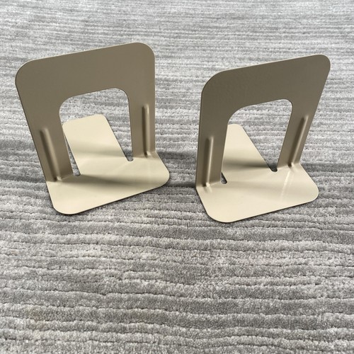 Vintage metal bookends - vintage,