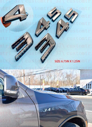 Chrome black 345 badge - black,