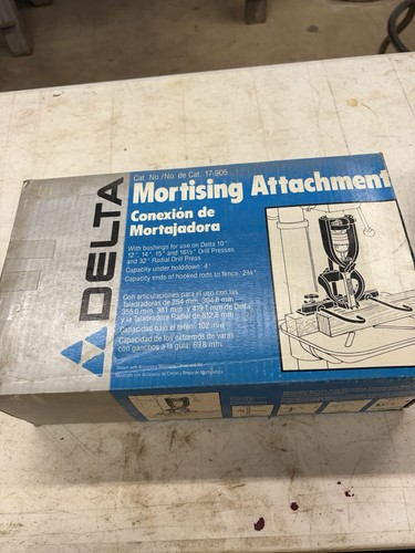 Delta mortising attachment - mortising,