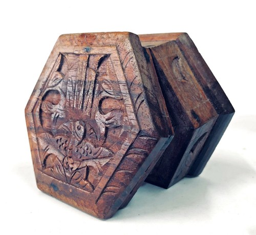 Wooden trinket jewelry storage - wooden,