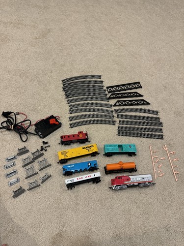 Model train set santa fe - train,