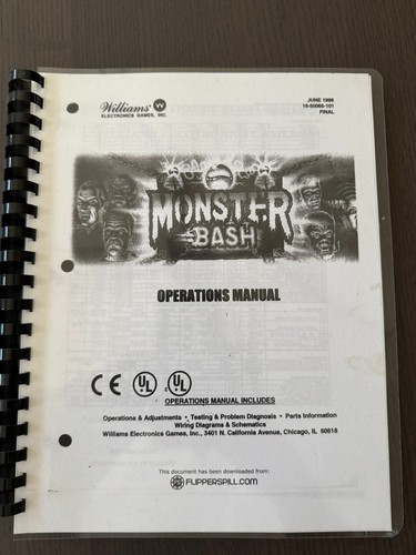 Monster bash williams pinball - monster,