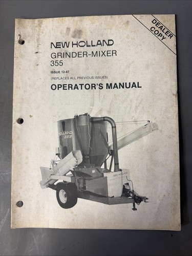 New holland 355 grinder mixer - 355,