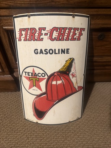 Curved 1940 fire chief texaco - curved,