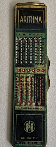 Vintage arithma addiator - arithma,