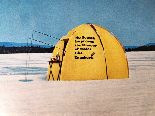 Ice fishing hut teachers - ice,