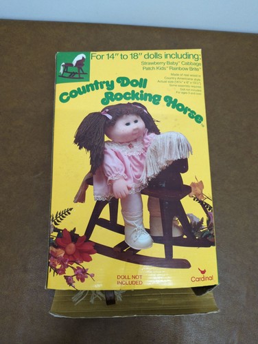 Country doll rocking horse for - country,